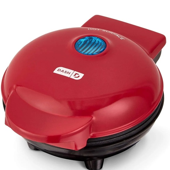 Dash Mini Maker Electric Round Griddle for Individual Pancakes RED BNIB - Picture 3 of 8
